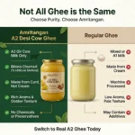 Amritangan Ghee vs Normal Ghee Comparision