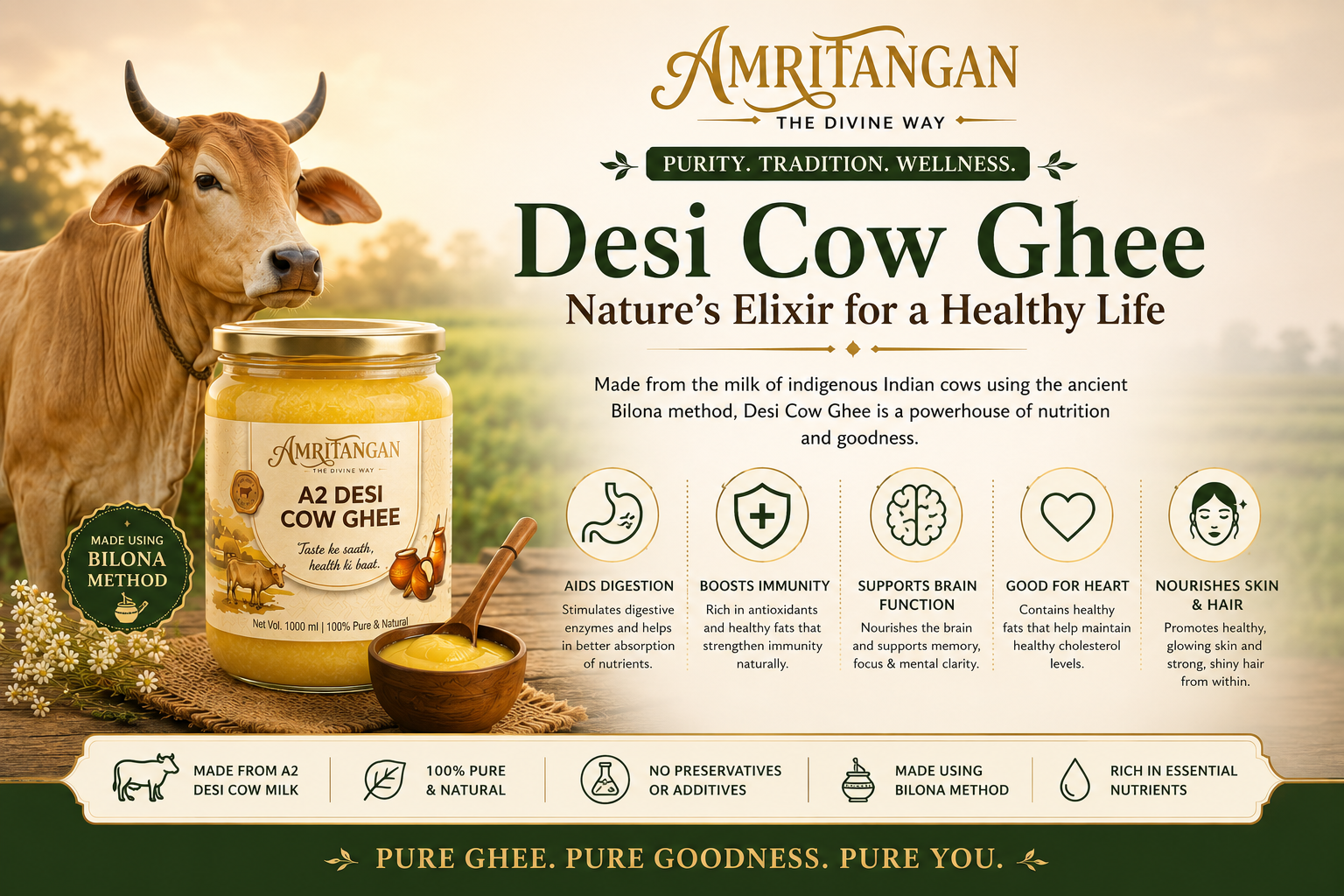 Desi Cow Ghee Benefits
