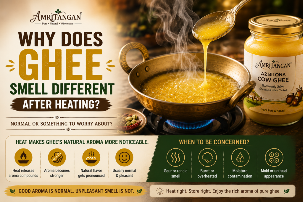 Why Does Ghee Smell Different After Heating?